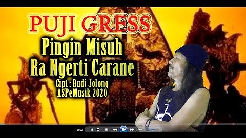 PINGIN MISUH RA NGERTI CARANE- Puji Gress (Official Music Video ASPeMusik)