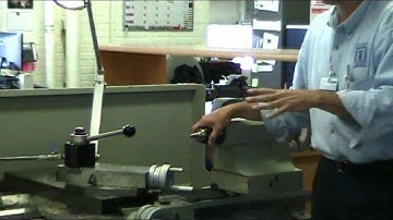 Basic Lathe Terminology