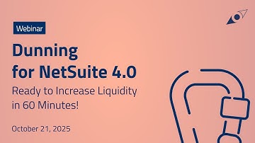 Webinar Dunning for NetSuite 4.0