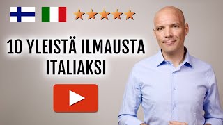 10 Yleistä ilmausta italiaksi 🇫🇮🇮🇹