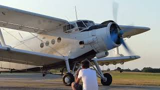 Antonov An-2 (HA-MED, HA-MBO) szúnyogirtás Nyíregyháza 2022.07.07.