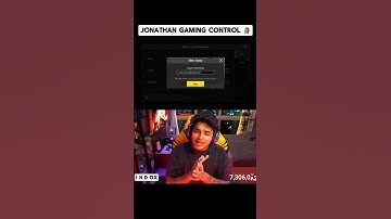 JONATHAN GAMING Control code | 2 finger claw control code 💛🚀 #shorts