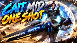 Information CAITLYN MID WITH FULL LETHALITY = ONE SHOT! 💀🎯 Update