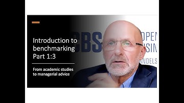 Peter Bogetoft, Introduction to benchmarking - From Academic Studies to Managerial Advice, 1:3