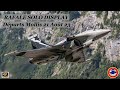 RAFALE SOLO DISPLAY Départ ZigAirMeet Mollis 21 Août 23 Le son des M88 Décoiffe. Rafale B et C