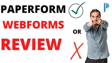 Review of Paperform Web Form Building Software. How do you use a Paperform?