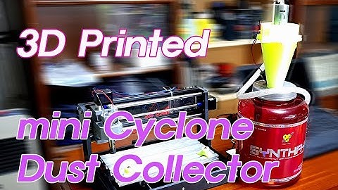 3D Printed mini Cyclone Dust Collector