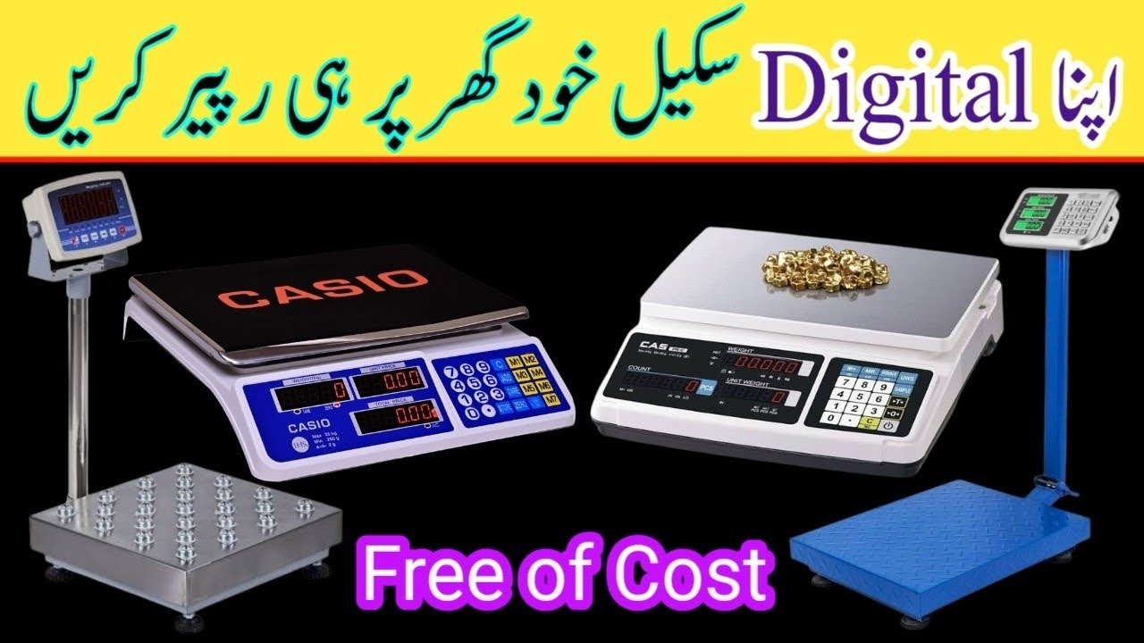 Repair Your Digital Weighing Scale by yourself | How to repair Digital ...