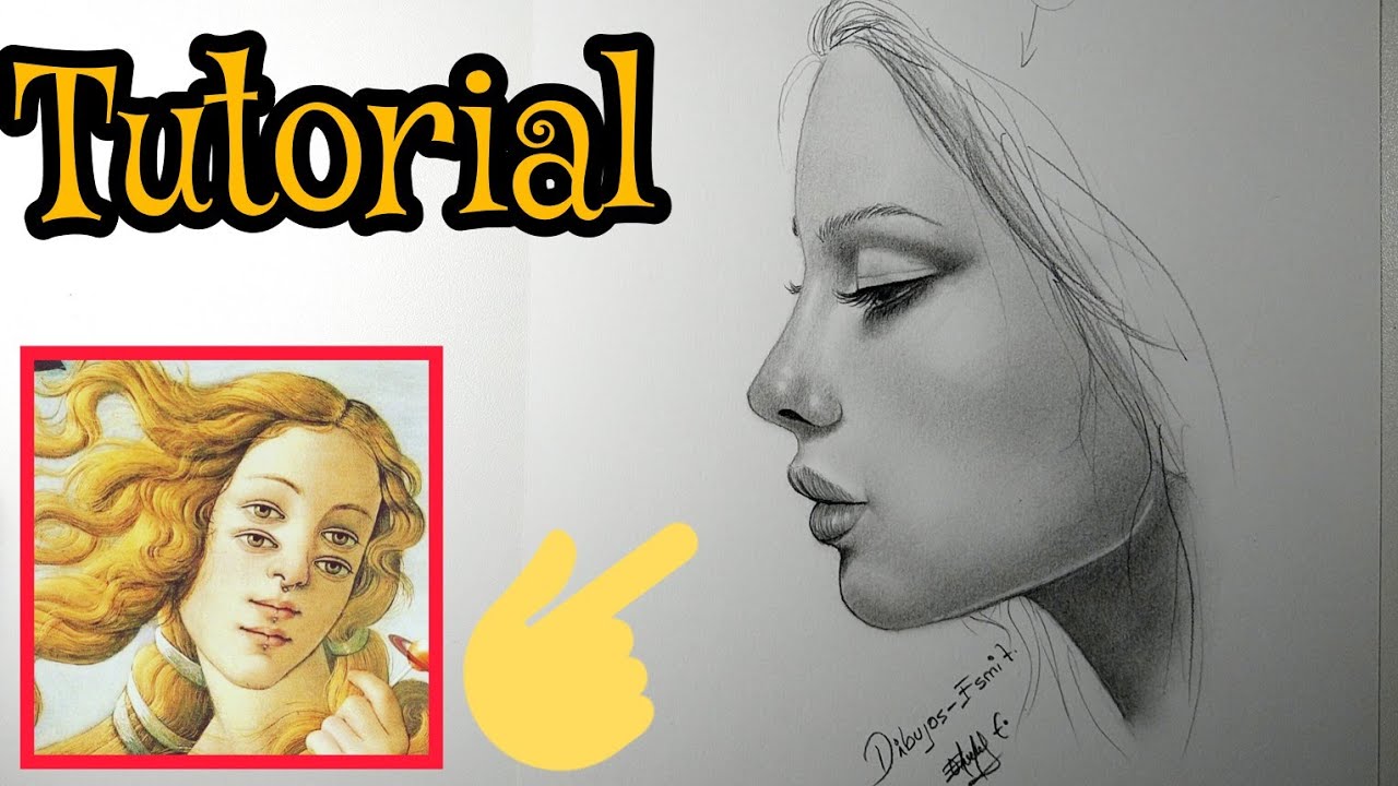 como dibujar un rostro de perfil paso a paso - YouTube