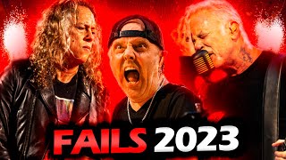 METALLICA FAILS LIVE COMPILATION (2023)