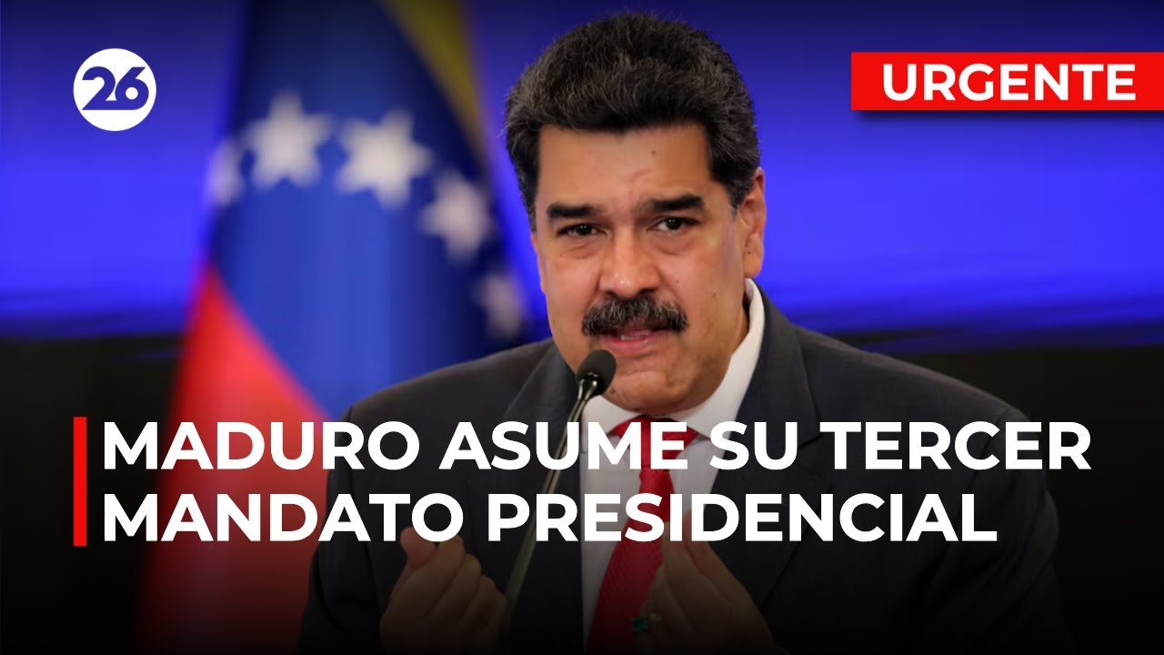 🔴 EN DIRECTO - VENEZUELA | MADURO ASUME SU TERCER MANDATO PRESIDENCIAL ...
