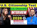2026 New Actual Interview of U.S. Citizenship, N-400 Naturalization Mock Interview, Small Talk #n400