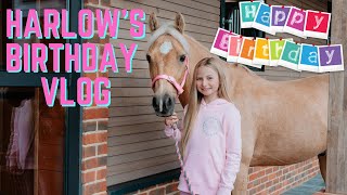 IT'S MY BIRTHDAY! SPEND THE DAY WITH ME AT THE STABLES! Harlow and Popcorn