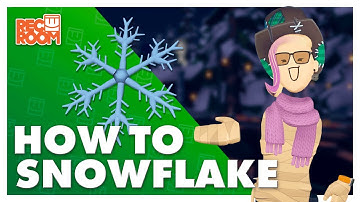 How to create a snowflake!
