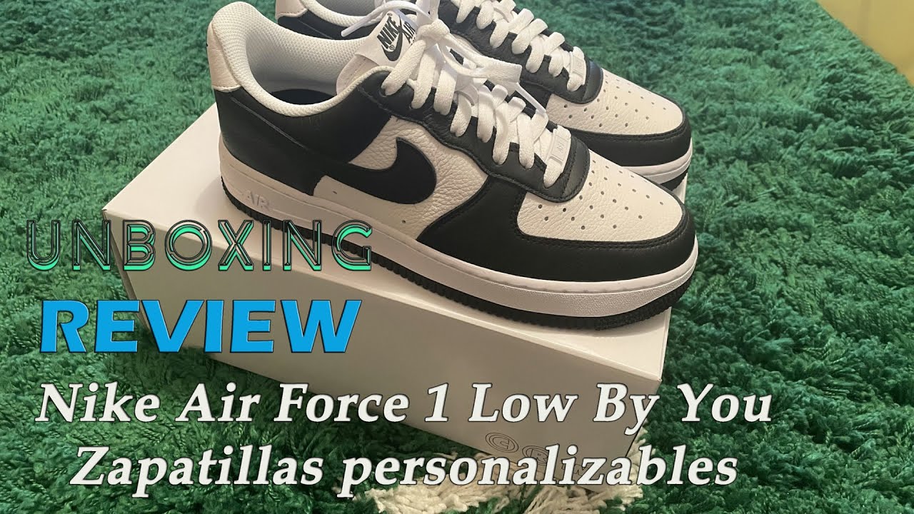 NIKE AIR FORCE 1 LOW BY YOU - ZAPATILLAS PERSONALIZABLES MUJER - UNBOXING \u0026  REVIEW - YouTube