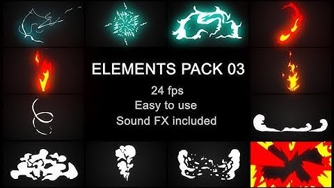 Flash FX Elements Pack 03 (After Effects template)