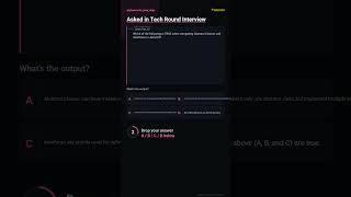 Abstract Class vs Interface (OOP) | HR Challenge #shorts
