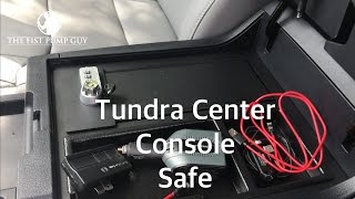 Tundra Center Console Safe with The Fist Pump Guy at Bondy's Toyota in Enterprise Al