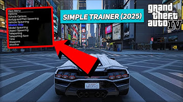 How To Install Simple Native Trainer Menu Mod In GTA 4 ✅