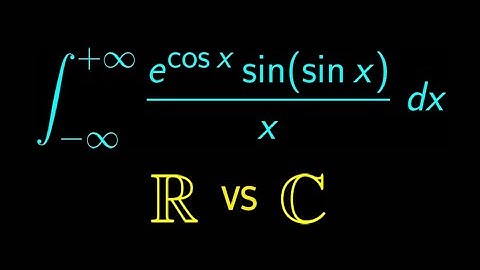 A RIDICULOUSLY AWESOME INTEGRAL!!! real vs complex methods with @qncubed3