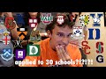 COLLEGE DECISION REACTION!!! 30 SCHOOLS (IVIES, DUKE, UCHICAGO + MORE) , NO REJECTIONS???