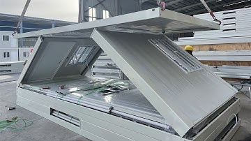 Installation of Folding Flat Pack Container House