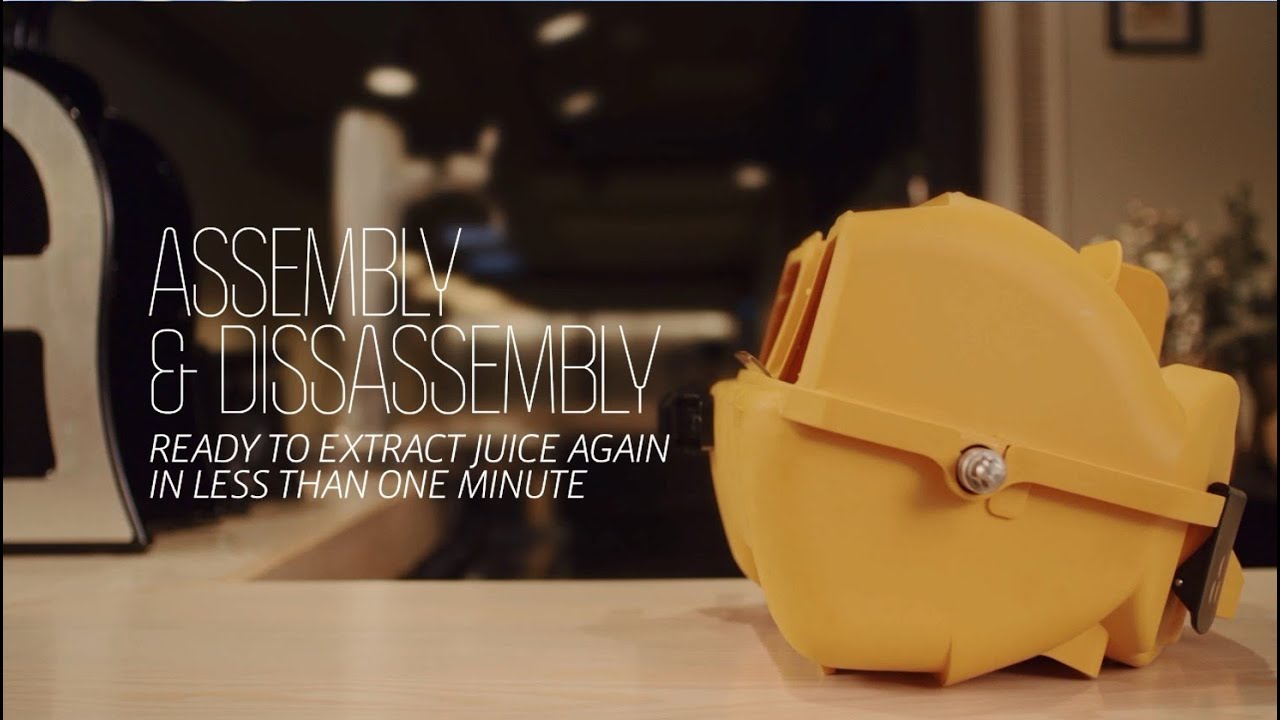 Zumex Soul. Assembly & dissassembly