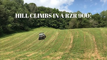 FULL THROTTLE ACCELERATION IN A POLARIS RZR 900!