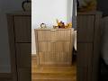 This nightstand in natural oak features a chic fluted design.#sikaic #home #nightstand #bedroom