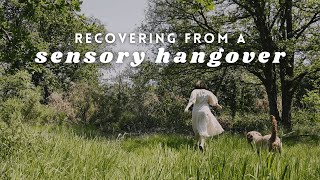 navigating a sensory hangover as an autistic human (overthinking, questioning everything & anxious)