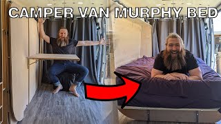 How to install a murphy bed in a camper van