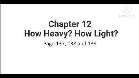 NCERT Mathematics book Class 4 Chapter 12 How heavy How light? Solution