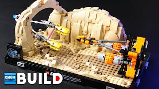 LEGO Speed Build! STAR WARS 75380 Mos Espa Podrace Diorama | LEGO STAR WARS 2024 | Beat Build