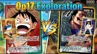 Luffy ( Op13 ) Vs Crocodile ( Op14 ) | OP17 Gameplay #op17