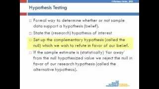 Lecture 8: Hypothesis testing
