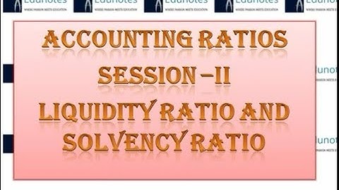Class 12th Accountancy Ratio Analysis#Liquidity and Solvency Ratio#
