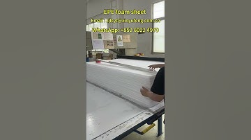EPE foam sheet production process #epefoamsheet  #foamboard