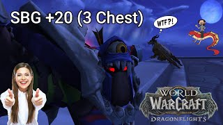 Shadowmoon Burial Grounds Mythic +20  3 Chest MM Hunter POV