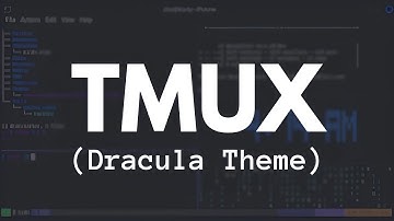 MAKE your TMUX look beautiful using DRACULA THEMES.