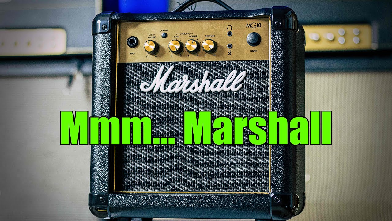 Marshall MG10CF Amp Review - YouTube