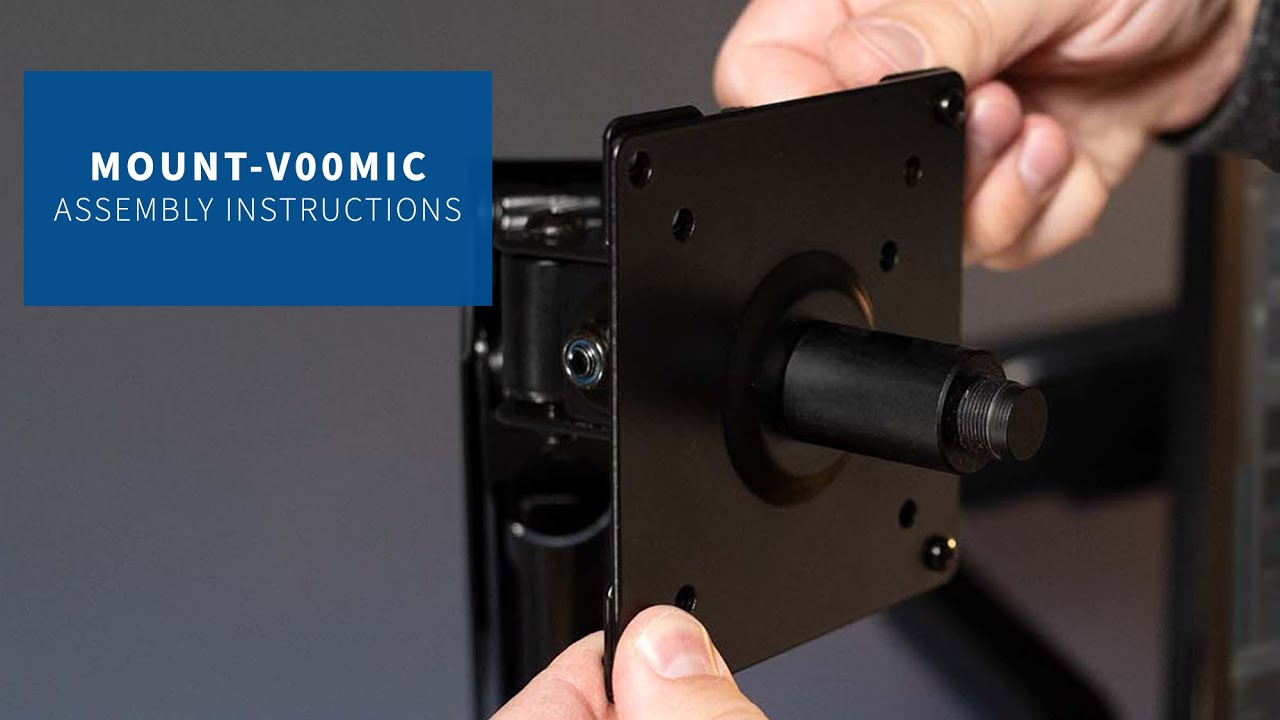 MOUNTV00MIC Universal Microphone VESA Adapter Kit Assebmly by VIVO