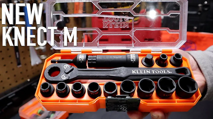 NEW Klein Tools Pass Through Ratchet Socket Set - 65400 KNECT M