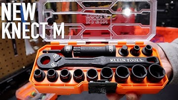 NEW Klein Tools Pass Through Ratchet Socket Set - 65400 KNECT M