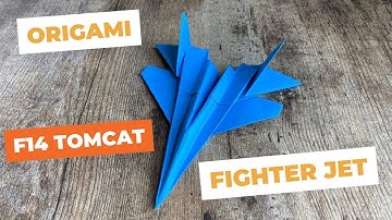 The Amazing Art of F-14 Tomcat Origami