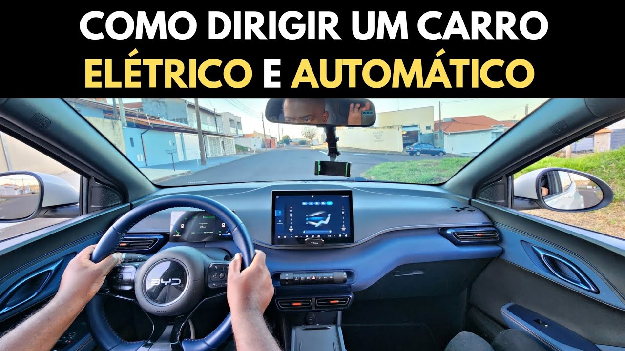 COMO DIRIGIR UM CARRO ELÉTRICO e AUTOMÁTICO | BYD DOLPHIN MINI !!!