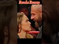 RONDA ROUSEY VS TRIPLE H FACE TO FACE Shorts Wwe Viral Rondarousey