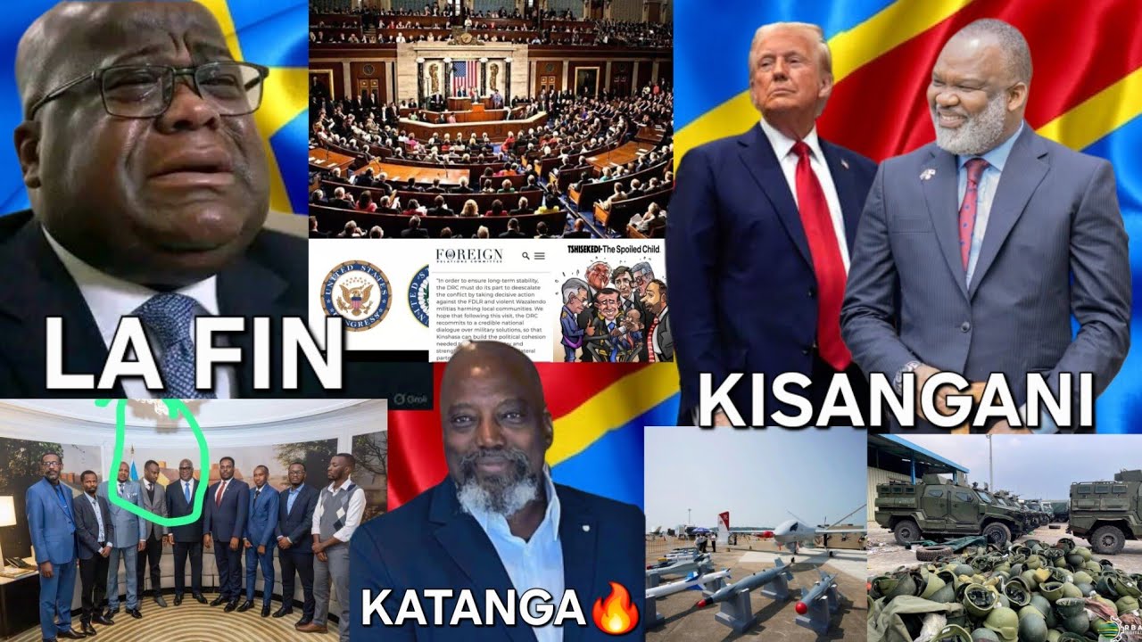 TRUMP À ROULÉ FTSHISEKEDI C'EST FINI, SÉNAT USA À DÉCIDÉ: NANGAA FONCE KATANGA,KISANGANI, JKK 8.2.26