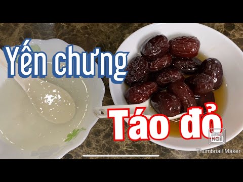 Video Cách chưng Yến với táo đỏ đường phèn Ngon và Dễ làm... - youtube