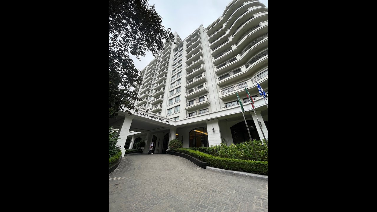 We stay at Elegant suits Westlake, Hanoi Vietnam  minutes from the serene waters of West Lake,