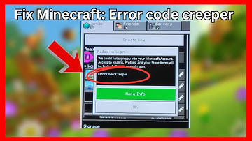Minecraft: Error code creeper (Quick fix)